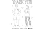 Doctors’ Day Coloring page 